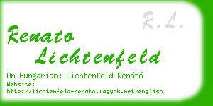 renato lichtenfeld business card
